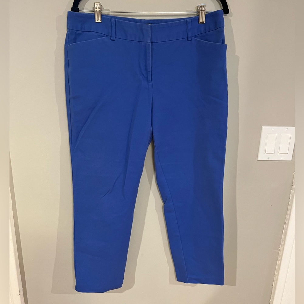 Liz Claiborne Emma cobalt blue ankle pants